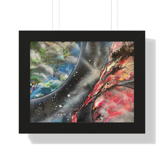Framed Spray Painting the Cosmos