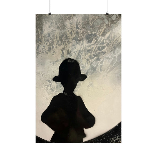 Luffy looking at the Moon