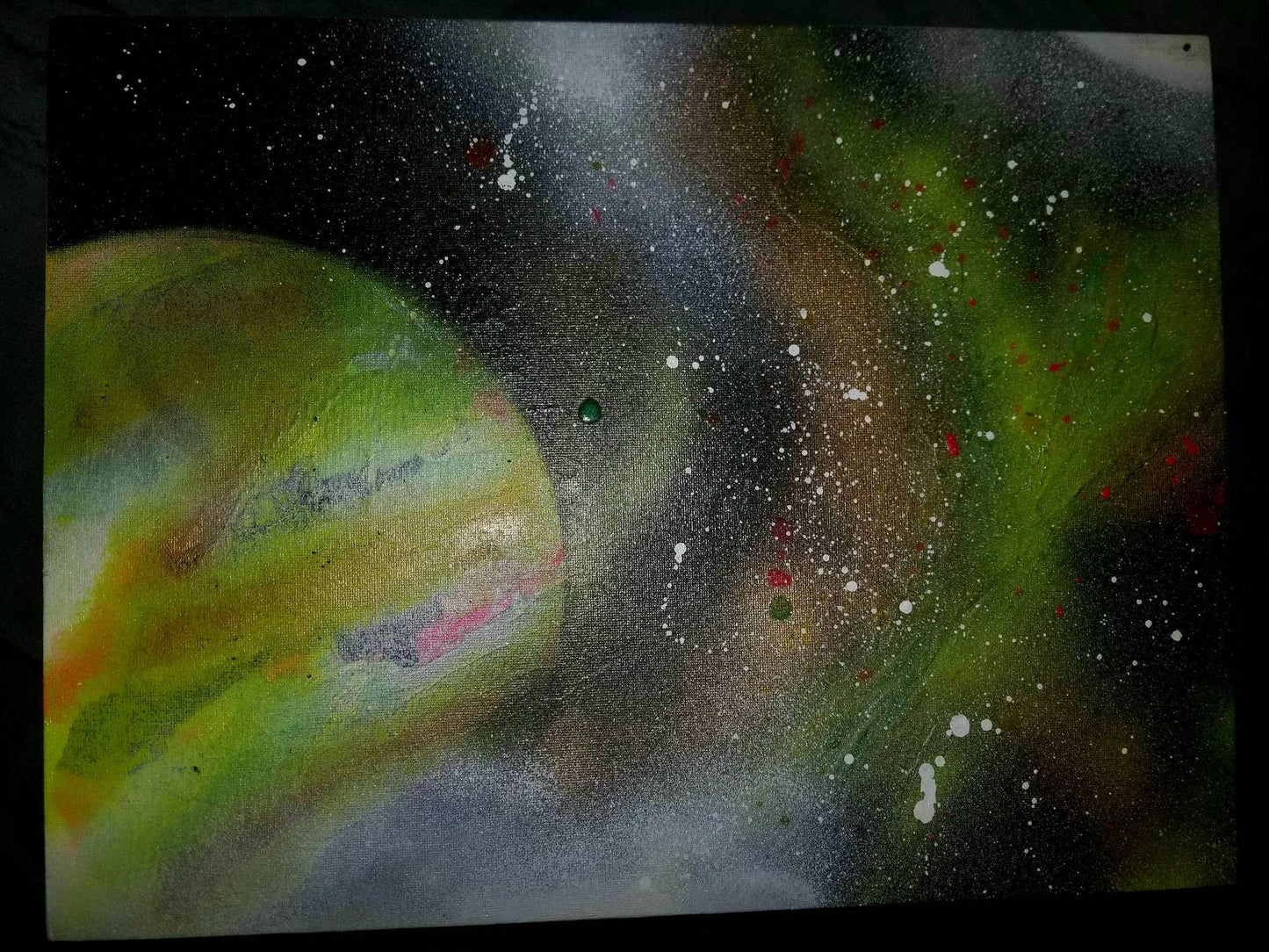 Uv glow planet