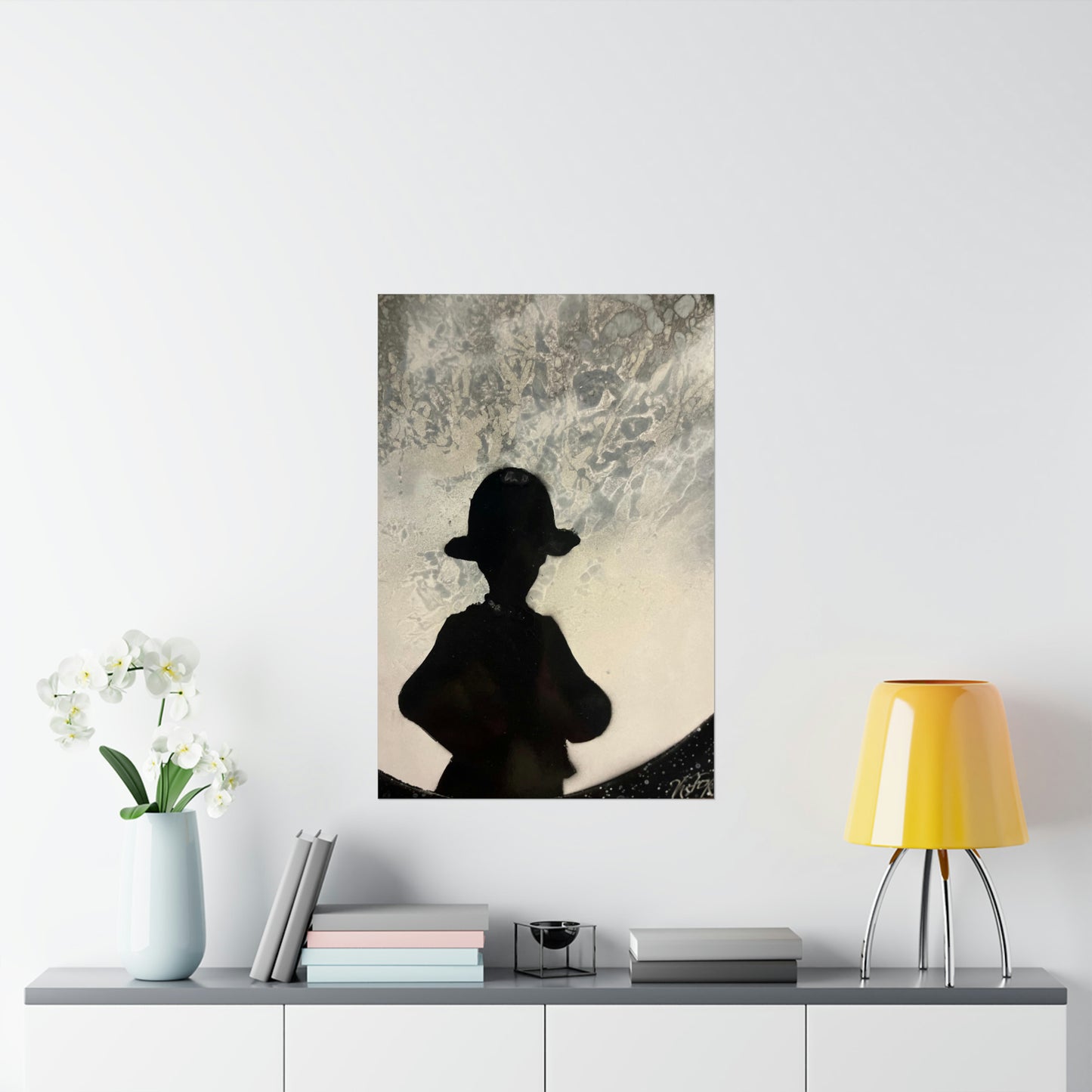 Luffy looking at the Moon