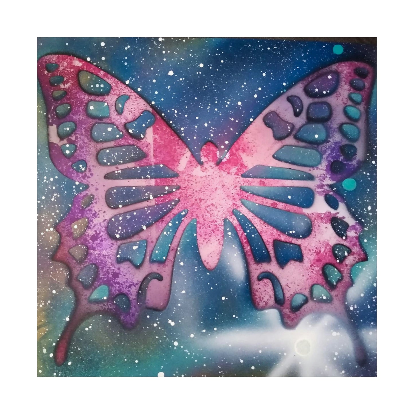 Pink Space Butterfly