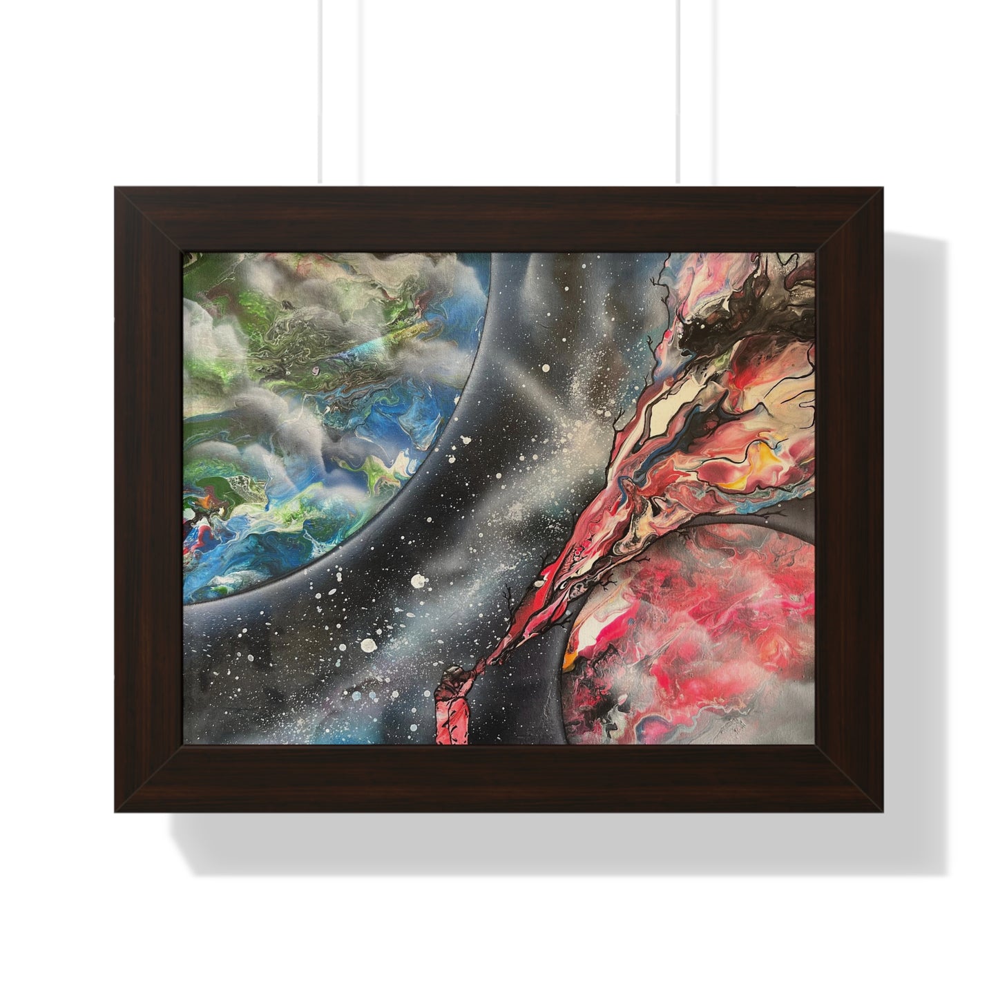 Framed Spray Painting the Cosmos